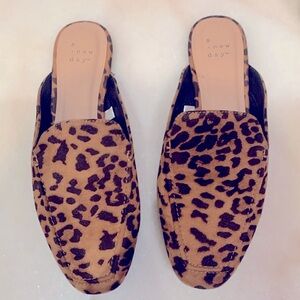 A New Day Leopard Mules